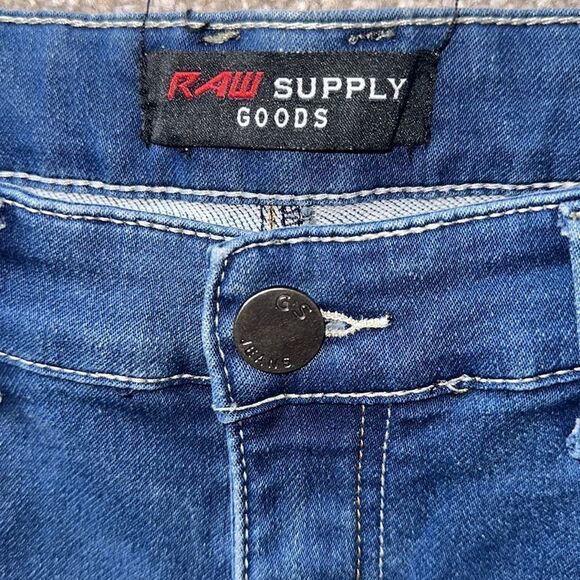 Raw Supply Goods Distressed Jean Shorts! - Picture 3 of 10